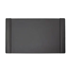 Leather Desk Pad (34 x 20) (Black) w/ Side Rails